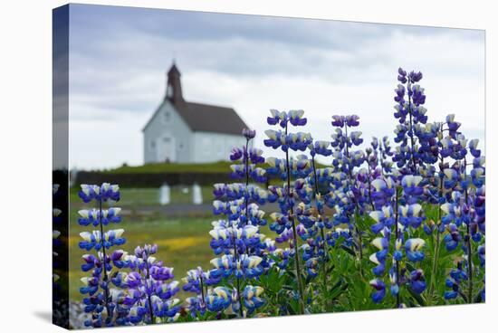 Iceland, Peninsula Reykjanes, Strandarkirka-Catharina Lux-Stretched Canvas