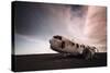 Iceland Plane Wreck-Nina Papiorek-Stretched Canvas