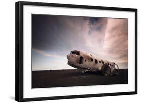 Iceland Plane Wreck-Nina Papiorek-Framed Photographic Print