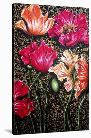 Iceland Poppies-Cherie Roe Dirksen-Stretched Canvas