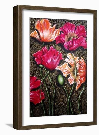 Iceland Poppies-Cherie Roe Dirksen-Framed Giclee Print