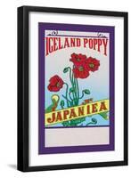 Iceland Poppy Tea-null-Framed Art Print