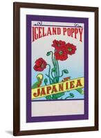 Iceland Poppy Tea-null-Framed Art Print