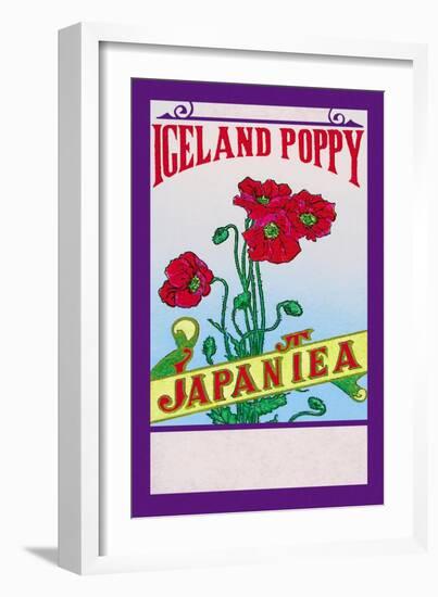 Iceland Poppy Tea-null-Framed Art Print