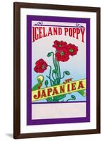 Iceland Poppy Tea-null-Framed Art Print