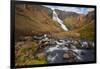 Iceland, random waterfall in the north, on the way to Myvatn.-Kristin Piljay-Framed Photographic Print