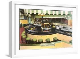 Iceland Restaurant Cocktail Lounge, New York-null-Framed Art Print