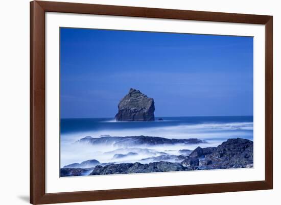 Iceland, Reykjanesviti. the Rugged Coastline at Reykjanesviti.-Katie Garrod-Framed Photographic Print