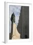 Iceland, Reykjavik, Hallgrimskirkja Church, Statue of Leif Eriksson.-Bill Young-Framed Photographic Print