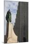 Iceland, Reykjavik, Hallgrimskirkja Church, Statue of Leif Eriksson.-Bill Young-Mounted Photographic Print