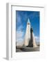 Iceland. Reykjavik. Hallgrimskirkja. Statue of Leif Eriksson-Inger Hogstrom-Framed Photographic Print