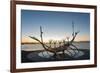 Iceland, Reykjavik, Solfar (Sun Voyager)-Christian Kober-Framed Photographic Print