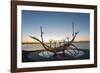 Iceland, Reykjavik, Solfar (Sun Voyager)-Christian Kober-Framed Photographic Print