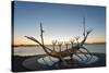 Iceland, Reykjavik, Solfar (Sun Voyager)-Christian Kober-Stretched Canvas