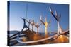 Iceland, Reykjavik, Solfar (Sun Voyager)-Christian Kober-Stretched Canvas