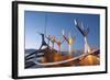 Iceland, Reykjavik, Solfar (Sun Voyager)-Christian Kober-Framed Photographic Print