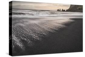 Iceland, Reynisfjara Beach-John Ford-Stretched Canvas