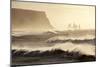 Iceland, Reynisfjara. Waves Breaking on Reynisfjara Beach-Katie Garrod-Mounted Photographic Print