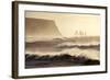 Iceland, Reynisfjara. Waves Breaking on Reynisfjara Beach-Katie Garrod-Framed Photographic Print