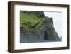 Iceland. Reyniskirkja Cliffs and Rocks of the Black Beach in South Iceland-Bill Bachmann-Framed Photographic Print