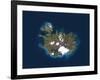 Iceland, Satellite Image-PLANETOBSERVER-Framed Photographic Print