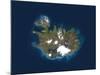 Iceland, Satellite Image-PLANETOBSERVER-Mounted Photographic Print