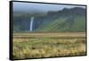Iceland. Seljalandsfoss Waterfalls Famous Waterfall in South Iceland-Bill Bachmann-Framed Stretched Canvas