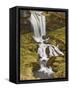 Iceland, Sheep's Waterfall-John Ford-Framed Stretched Canvas