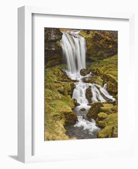 Iceland, Sheep's Waterfall-John Ford-Framed Photographic Print