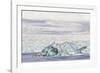 Iceland, Skaftafell National Park, Blue details of Vatnajokull Glacier.-Ellen Goff-Framed Photographic Print