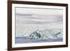 Iceland, Skaftafell National Park, Blue details of Vatnajokull Glacier.-Ellen Goff-Framed Photographic Print