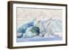 Iceland, Skaftafell National Park, Blue details of Vatnajokull Glacier.-Ellen Goff-Framed Photographic Print