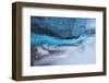 Iceland, Skaftafell National Park, Blue details of Vatnajokull Ice Caves.-Ellen Goff-Framed Photographic Print