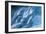 Iceland, Skaftafell National Park, Blue details of Vatnajokull Ice Caves.-Ellen Goff-Framed Photographic Print