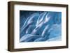 Iceland, Skaftafell National Park, Blue details of Vatnajokull Ice Caves.-Ellen Goff-Framed Photographic Print