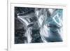 Iceland, Skaftafell National Park, Ice details of the Vatnajokull Ice Caves.-Ellen Goff-Framed Photographic Print