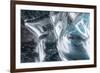 Iceland, Skaftafell National Park, Ice details of the Vatnajokull Ice Caves.-Ellen Goff-Framed Photographic Print