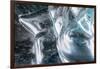 Iceland, Skaftafell National Park, Ice details of the Vatnajokull Ice Caves.-Ellen Goff-Framed Photographic Print