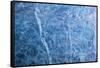 Iceland, Skaftafell National Park, Ice details of the Vatnajokull Ice Caves.-Ellen Goff-Framed Stretched Canvas