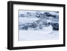 Iceland, Skaftafell National Park, Jokulsarlon. Chunks of ice from the Vatnajokull Glacier.-Ellen Goff-Framed Photographic Print