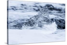 Iceland, Skaftafell National Park, Jokulsarlon. Chunks of ice from the Vatnajokull Glacier.-Ellen Goff-Stretched Canvas