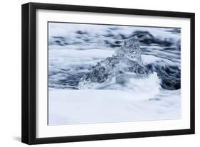 Iceland, Skaftafell National Park, Jokulsarlon. Chunks of ice from the Vatnajokull Glacier.-Ellen Goff-Framed Photographic Print