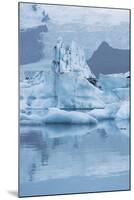 Iceland, Skaftafell National Park, Lake Jokulsarlon. View of the iceberg filled lake.-Ellen Goff-Mounted Premium Photographic Print