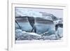 Iceland, Skaftafell National Park, Skaftafelljokull Glacier. Huge chunks of glacial ice.-Ellen Goff-Framed Photographic Print