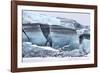 Iceland, Skaftafell National Park, Skaftafelljokull Glacier. Huge chunks of glacial ice.-Ellen Goff-Framed Photographic Print