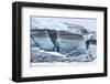 Iceland, Skaftafell National Park, Skaftafelljokull Glacier. Huge chunks of glacial ice.-Ellen Goff-Framed Photographic Print