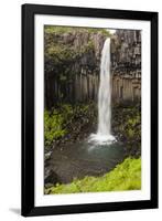 Iceland, Skaftafell National Park, Svartifoss, Black Falls.-Ellen Goff-Framed Photographic Print