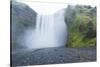 Iceland. Skogafoss Waterfall Famous Falls in South Iceland. at the Skoga River-Bill Bachmann-Stretched Canvas