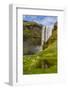 Iceland, Skogafoss. Waterfall reflects in pool.-Cathy and Gordon Illg-Framed Photographic Print