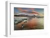 Iceland, South Iceland, Jokulsarlon, Ice on the Lagoon Reflecting the Colours of Dawn-Fortunato Gatto-Framed Photographic Print